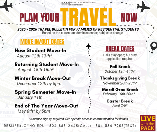 Travel dates